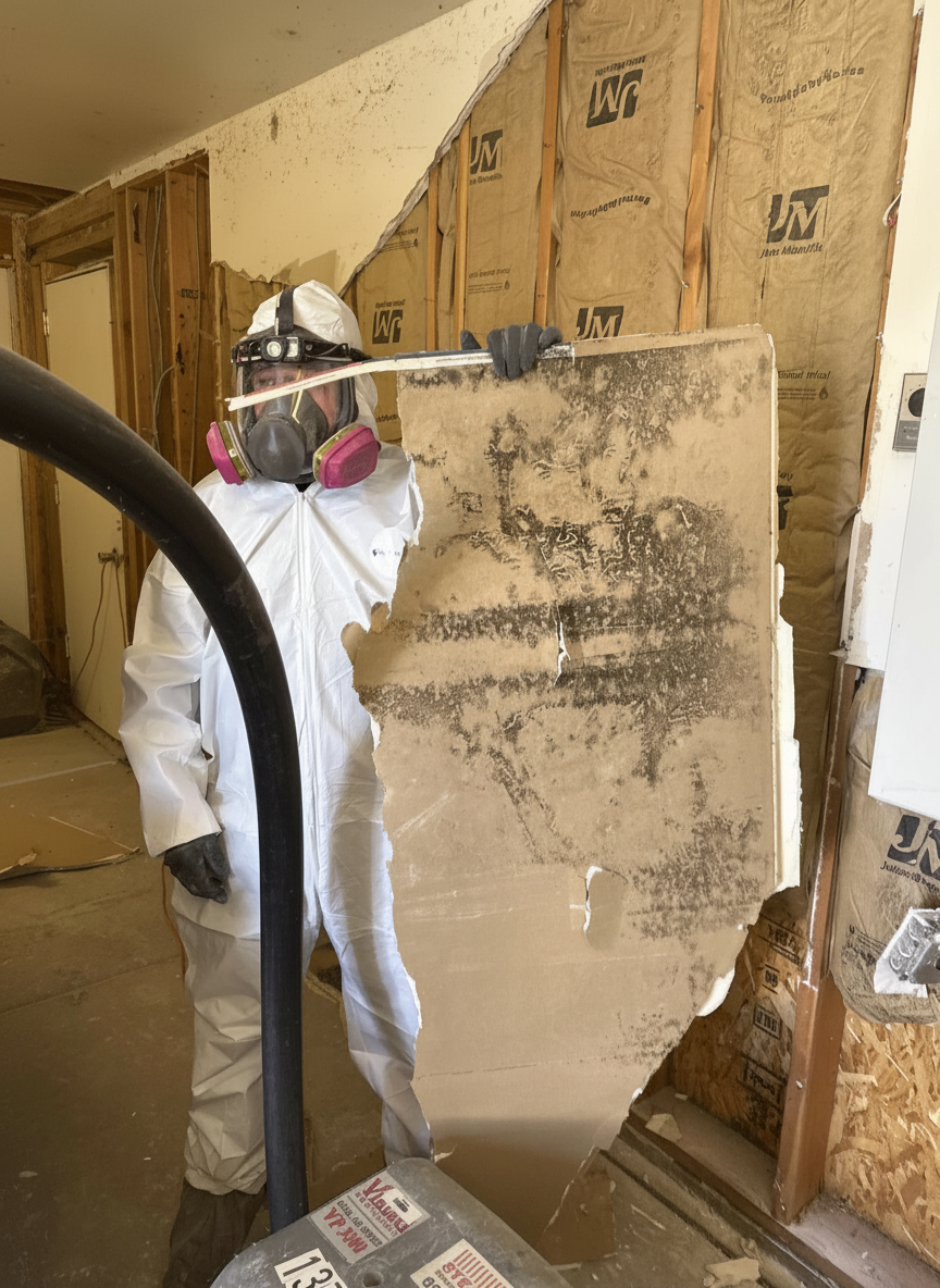 Mold remediation professional